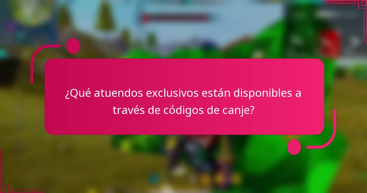 ¿Qué atuendos exclusivos están disponibles a través de códigos de canje?